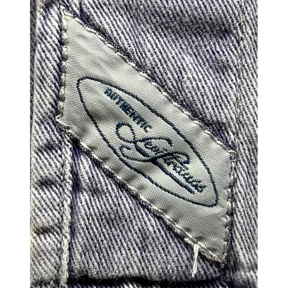 Vtg Levis Authentic Shirt Womens Large Y2K Utility Core Grunge Lavender Fade - Picture 9 of 13